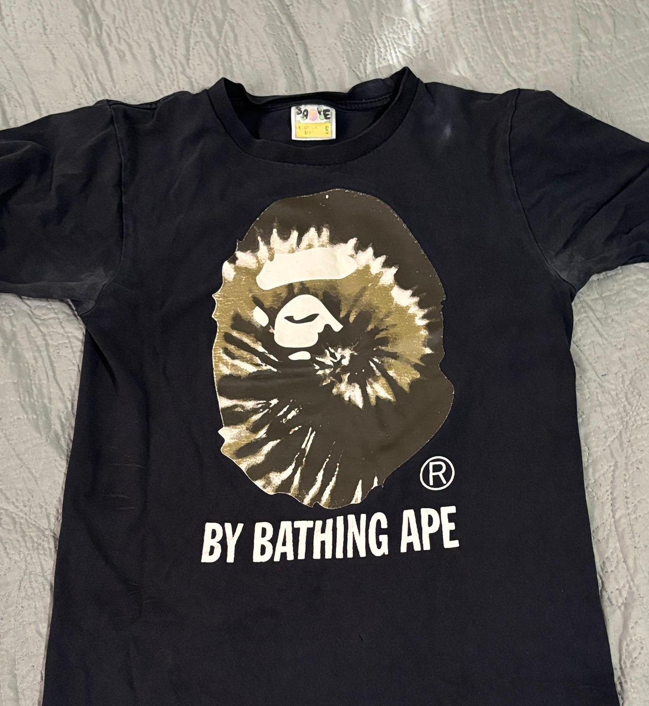 BAPE By Bathing Ape Tie Dye Ape Head T-Shirt