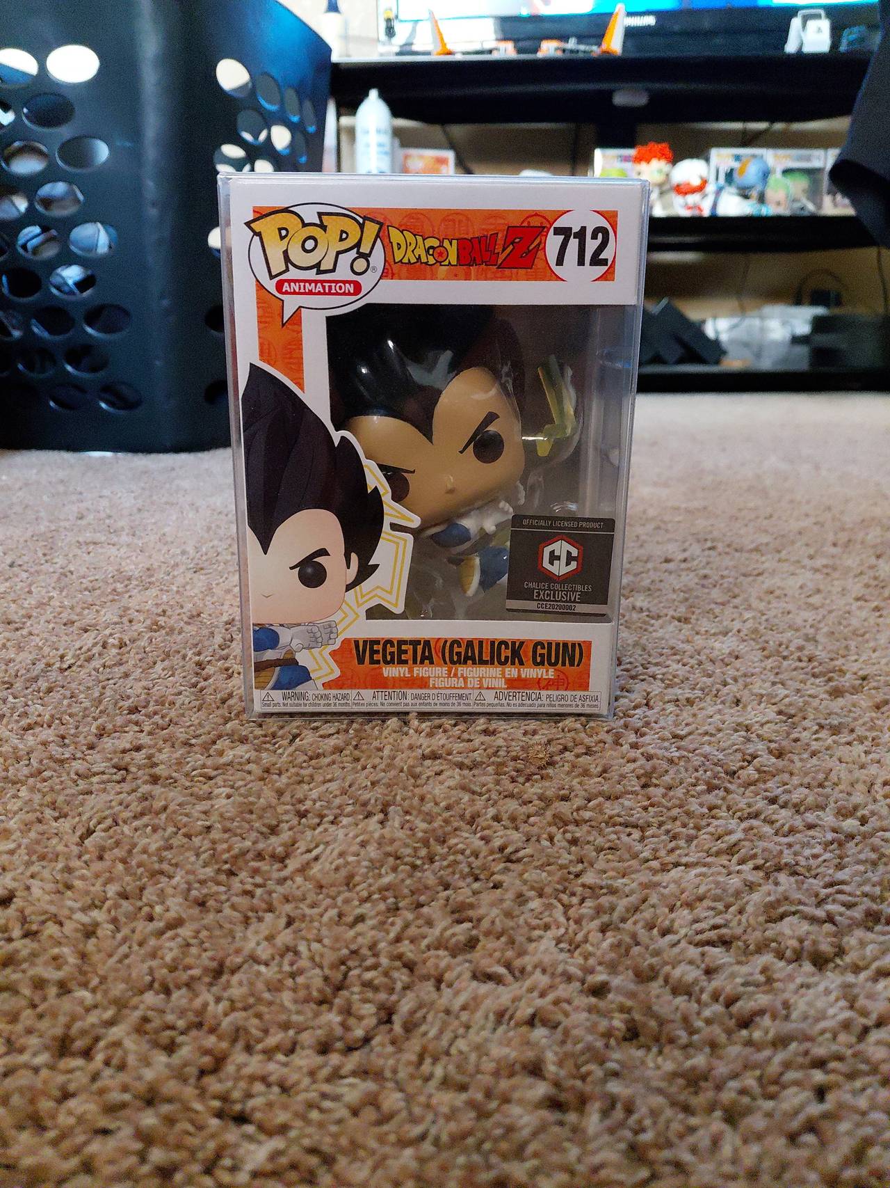 Funko Pop! Dragon Ball Z Vegeta (Galick Gun) Chalice Collectibles Exclusive #712