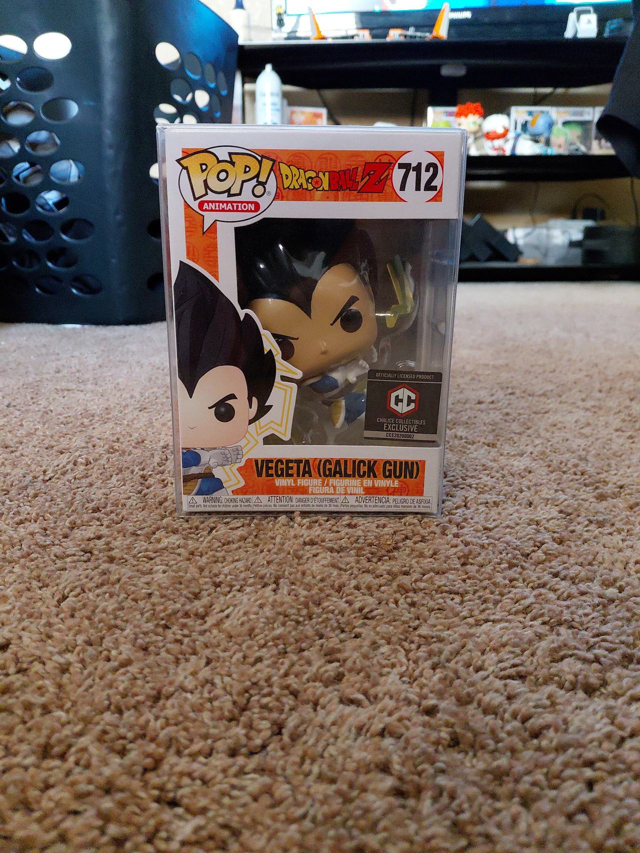 Funko Pop! Dragon Ball Z Vegeta (Galick Gun) Chalice Collectibles Exclusive #712