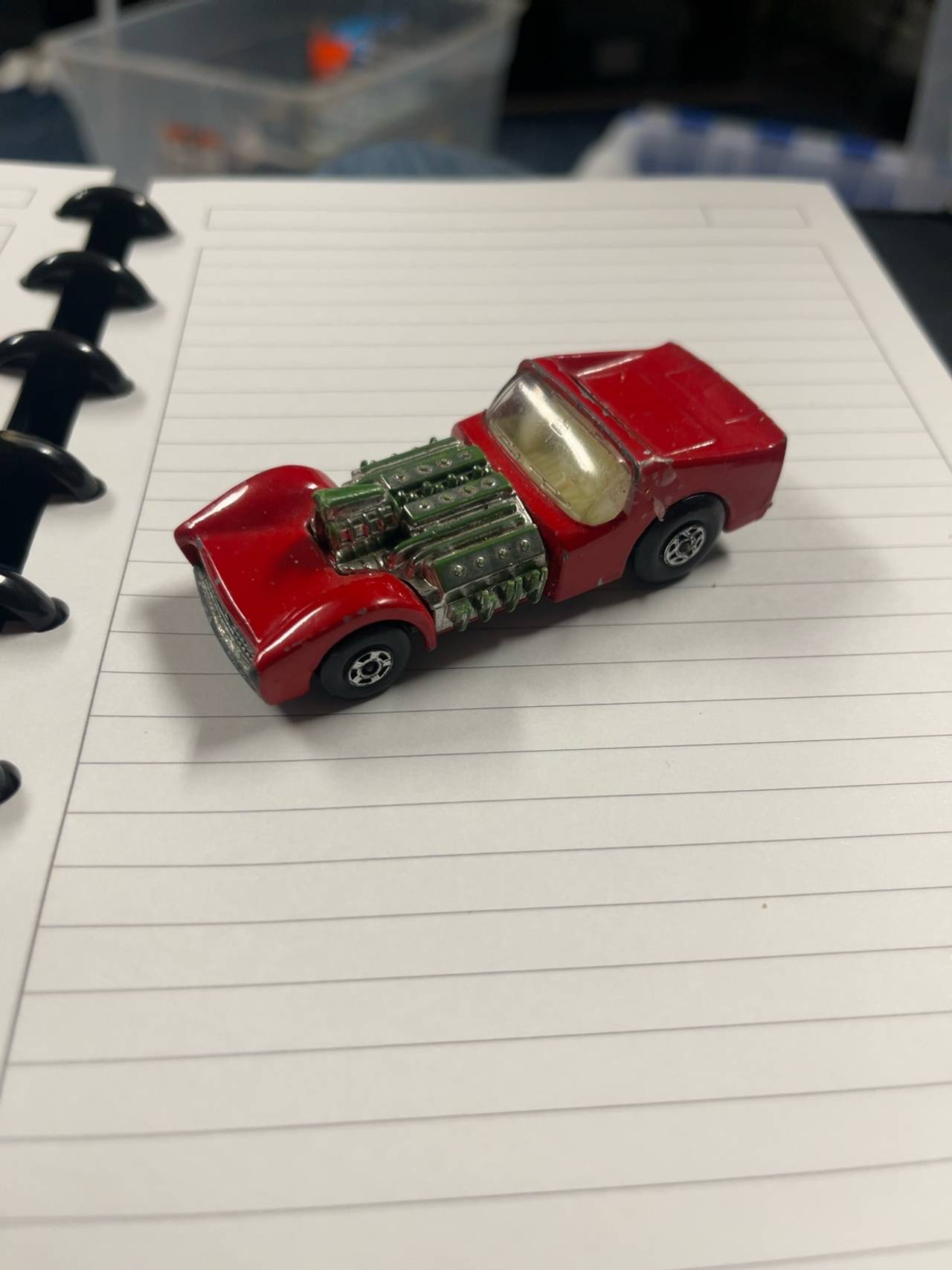 Matchbox Superfast Road Dragster #19 Red