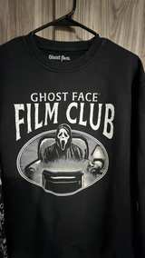 Ghost Face Film Club Crewneck Sweatshirt Size Large SCREAM HORROR MOVIES - Image 2