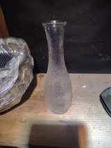 Vintage Textured Glass Bud Vase - Image 2