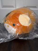 Homefashion Plush Pillow Brown Hamster Stuffed Animal Doll Arcade Prize - Image 1