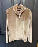 LOFT Velvet Mock Neck Puff Shoulder Top - Image 6