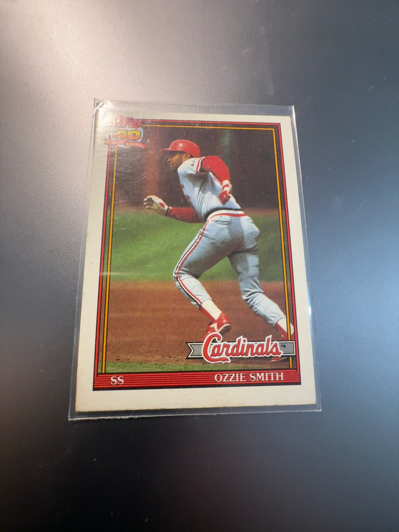 Topps 1991 Ozzie Smith Baseball Card #130