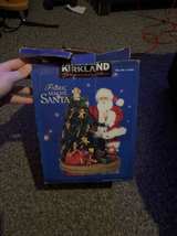 Kirkland Signature Fabric Mache Santa Figurine 11" - Image 1