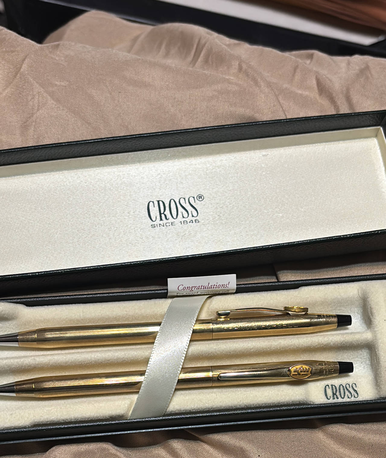 Cross Classic Century 10K Gold Filled Pen and Pencil Set