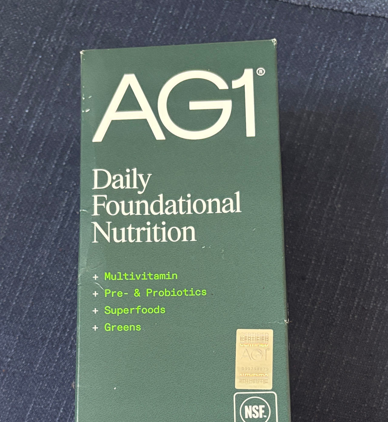 Athletic Greens AG1 Daily Foundational Nutrition