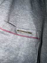 BCBG Maxazria Gray Shirt Heather Gray Size Large - Image 4