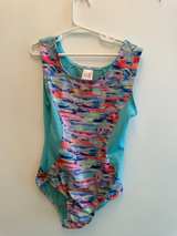 Cat & Jack Girls' Abstract Print Gymnastics Leotard Size XL (14) - Image 1