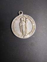 Vintage St. Odilia Religious Medal - Image 2