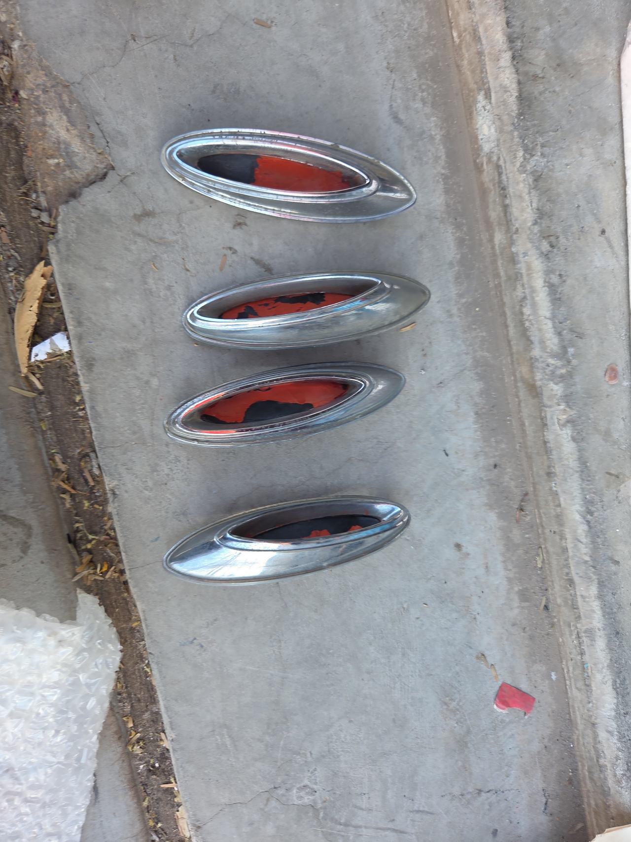 1958 Chevrolet Impala Fender Ornaments Louvers
