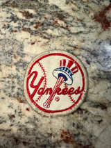 Vintage New York Yankees Embroidered Logo Patch - Image 1
