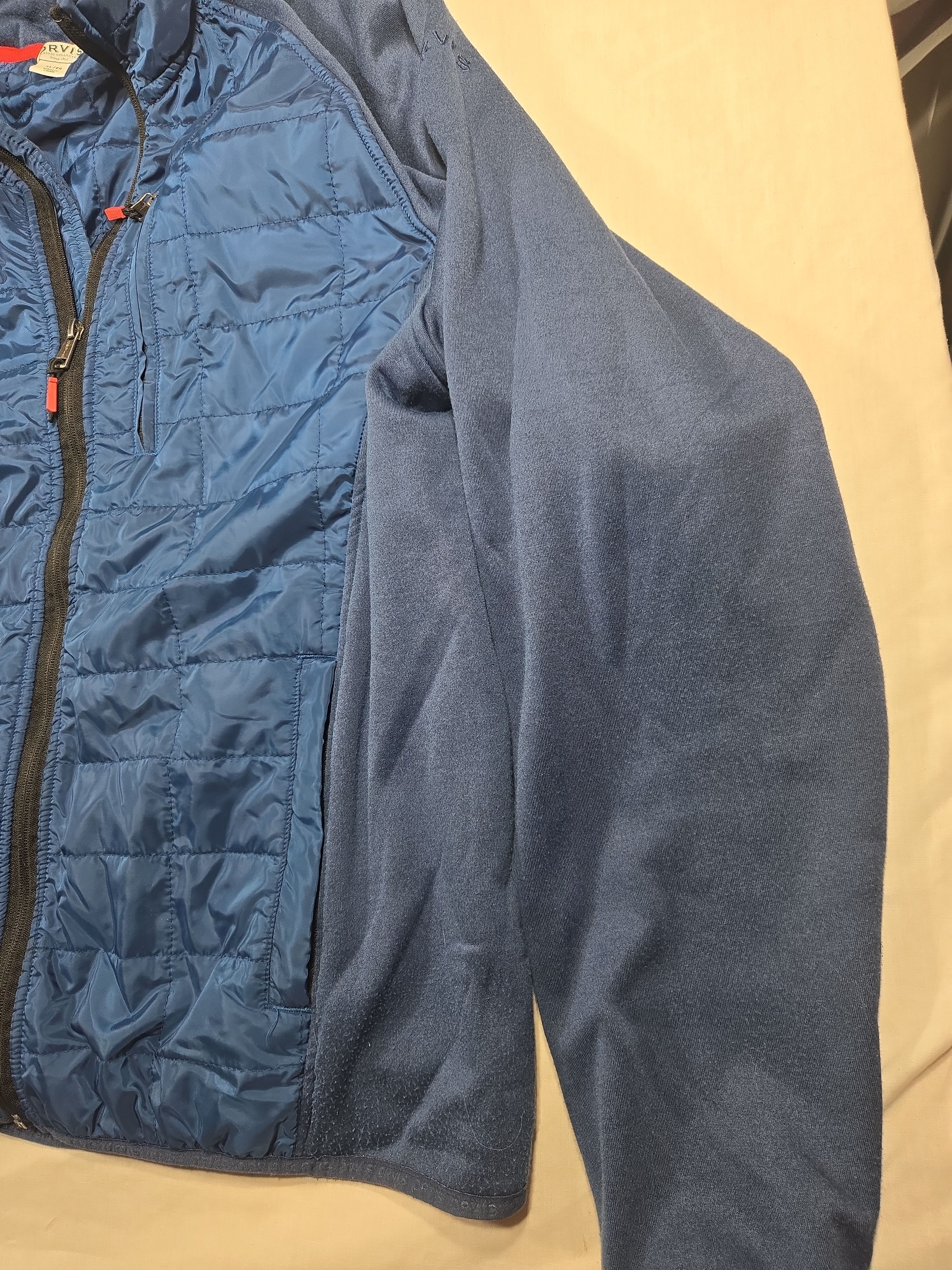 Orvis Hybrid Quilted Womens Jacket Blue XL - Image 5