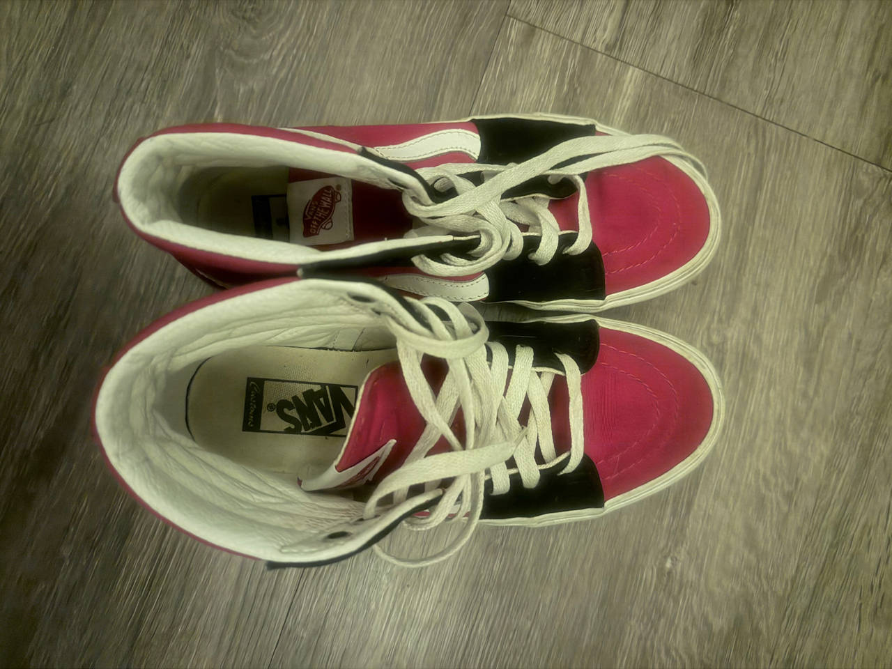 Vans Sk8-Hi Pink and Black