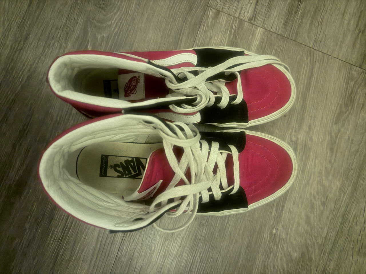Vans Sk8-Hi Pink and Black
