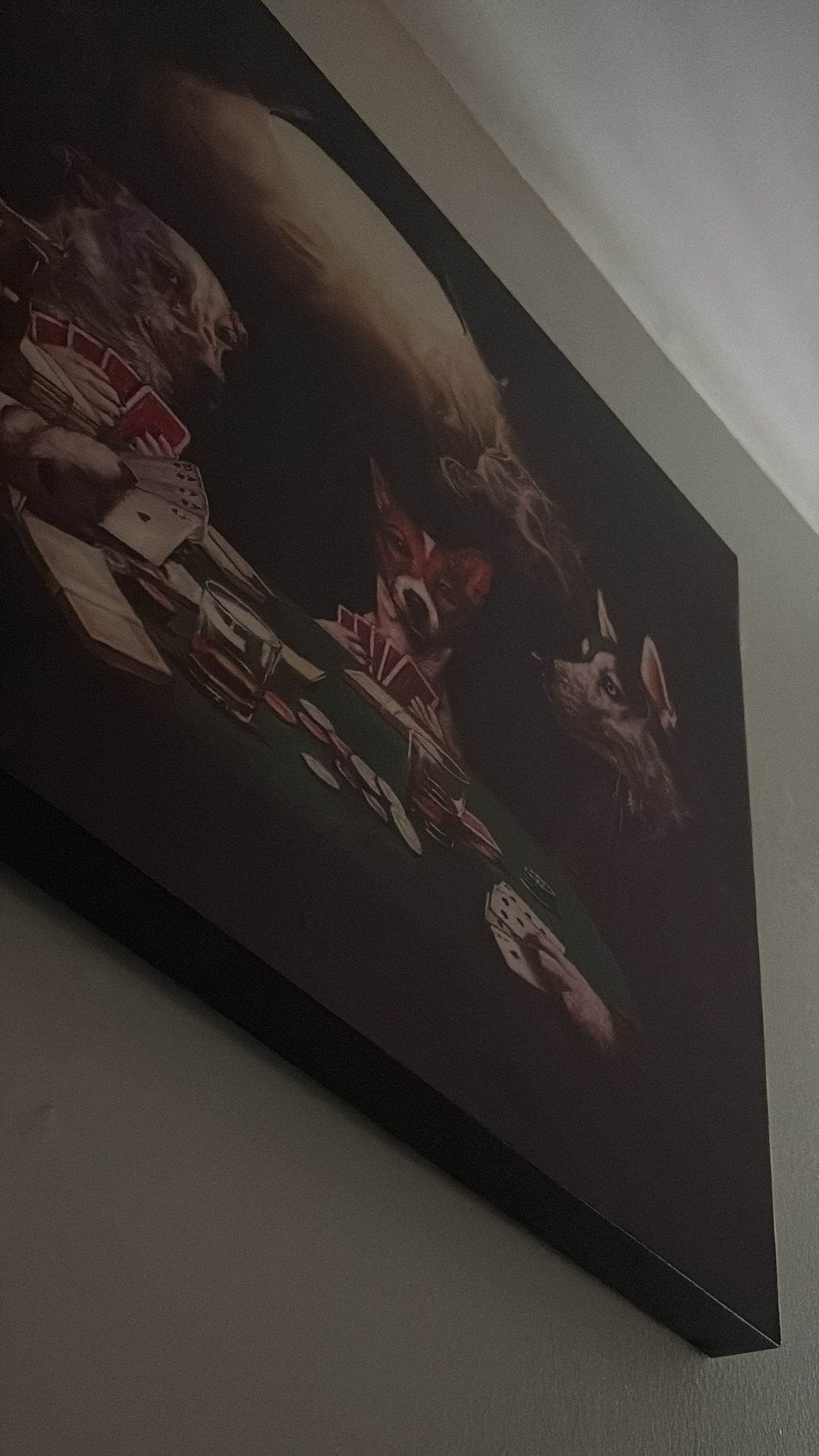 Dogs Playing Poker Canvas Print