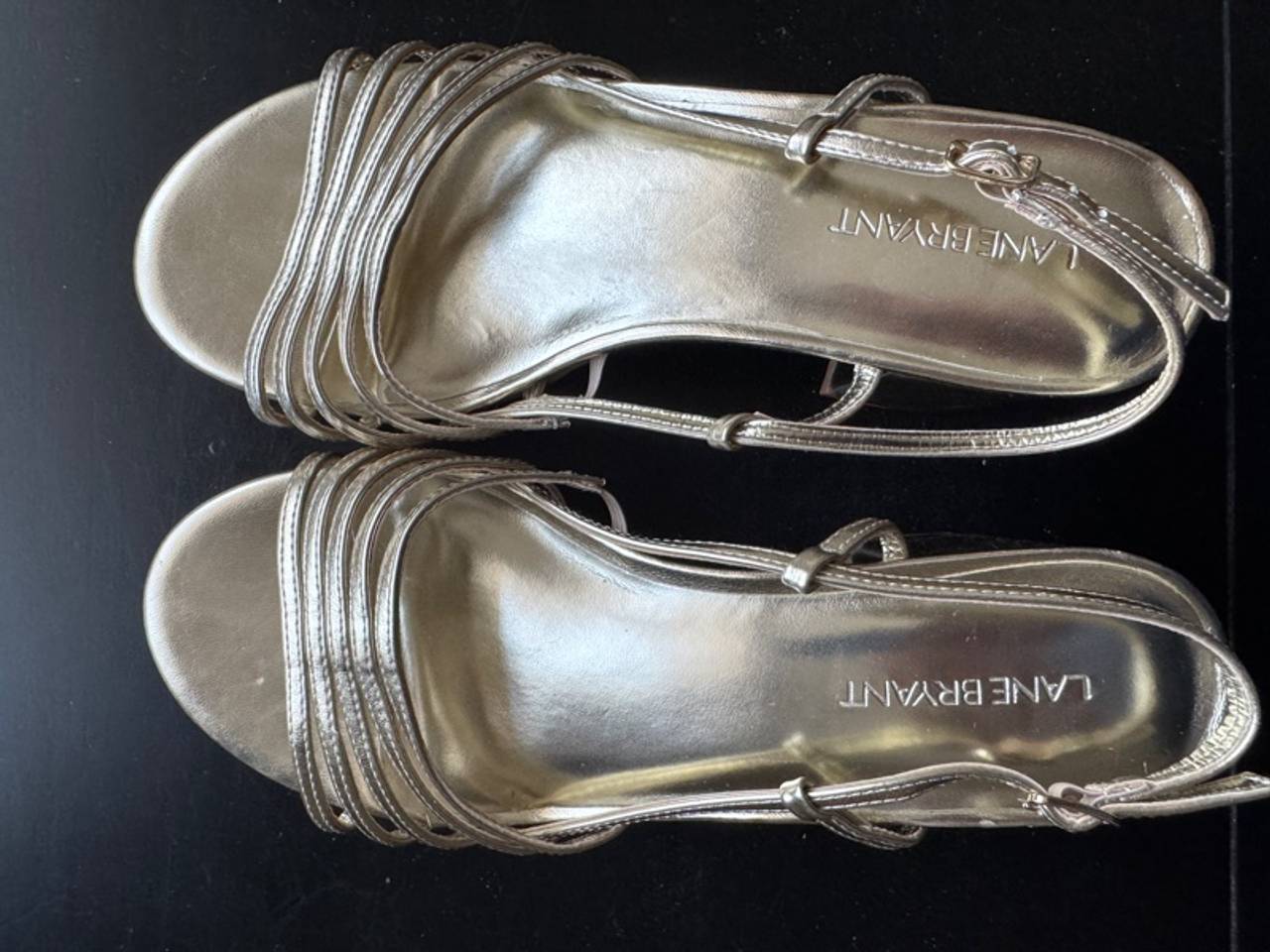 Reformation Eleonora Gold Metallic Slingback Sandal