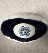 10” UNC Tar Heels Plush Football Pillow Ball Vintage - Image 1