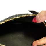Louis Vuitton City Steamer MM Studded Black Leather Top Handle Crossbody Bag - Image 4