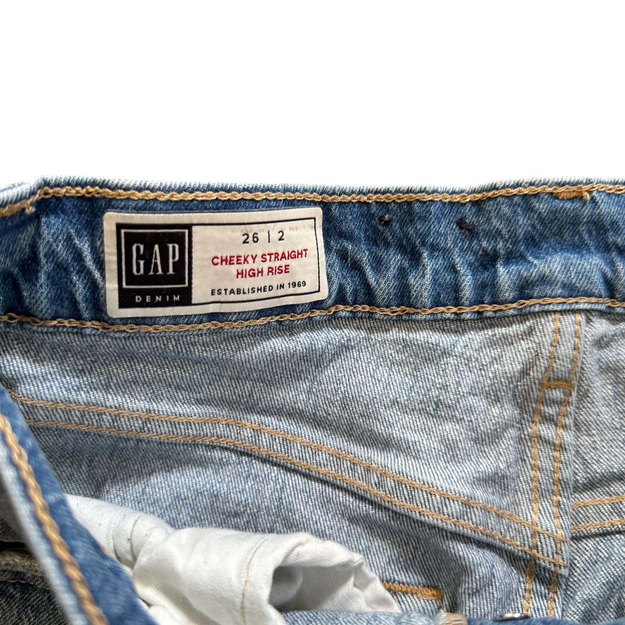 GAP Jeans Women’s Size 26 Cheeky Straight High Rise Denim Pants