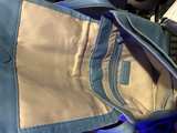 American Leather Co. Blue Leather Crossbody Bag - Image 3