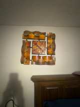 Metal Square Wall Art Sculpture 15" x 15" - Image 1