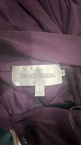 David's Bridal Chiffon Halter Cocktail Dress Size 2 - Image 6