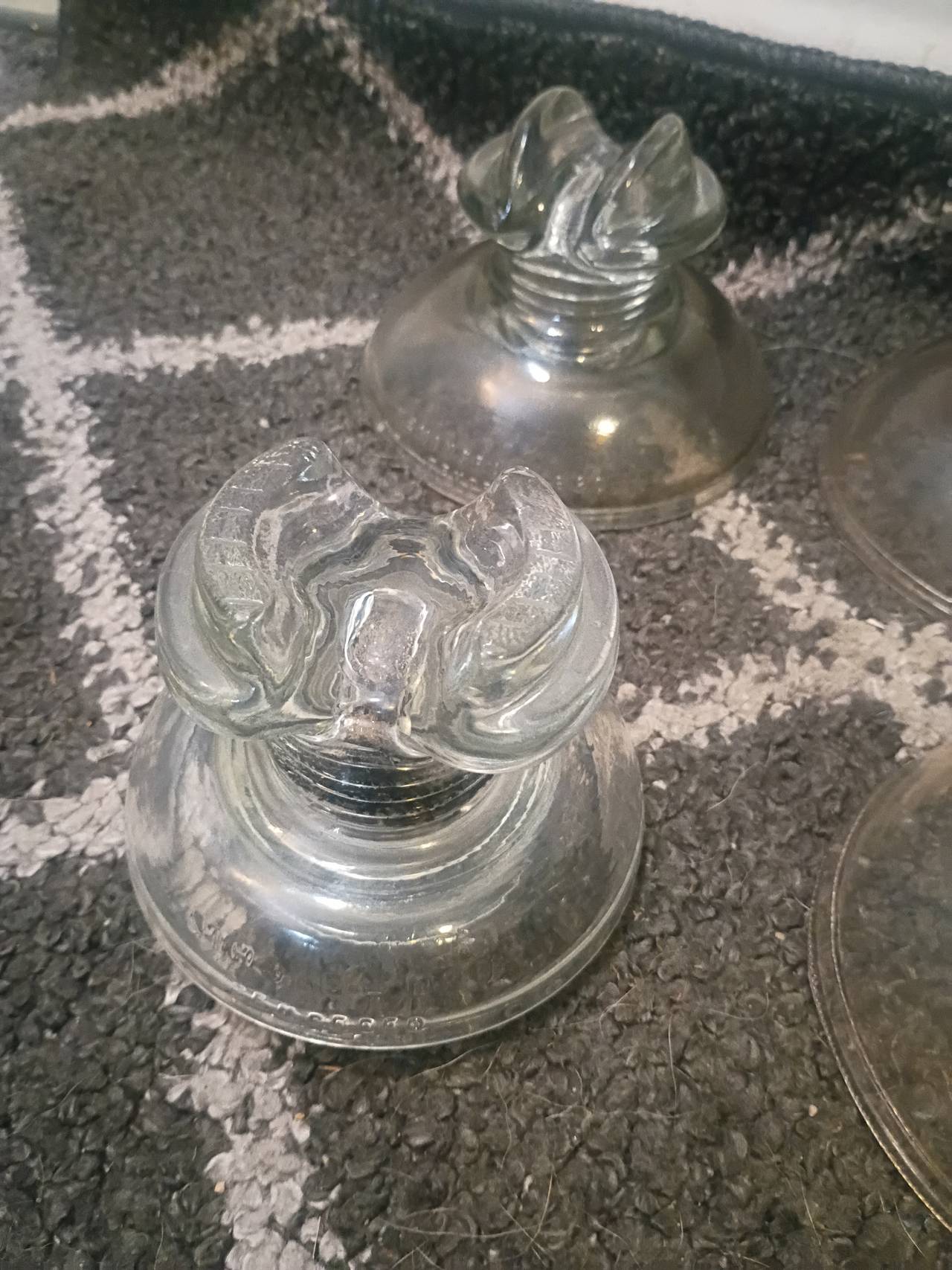 4 Glass Power Line Insulators