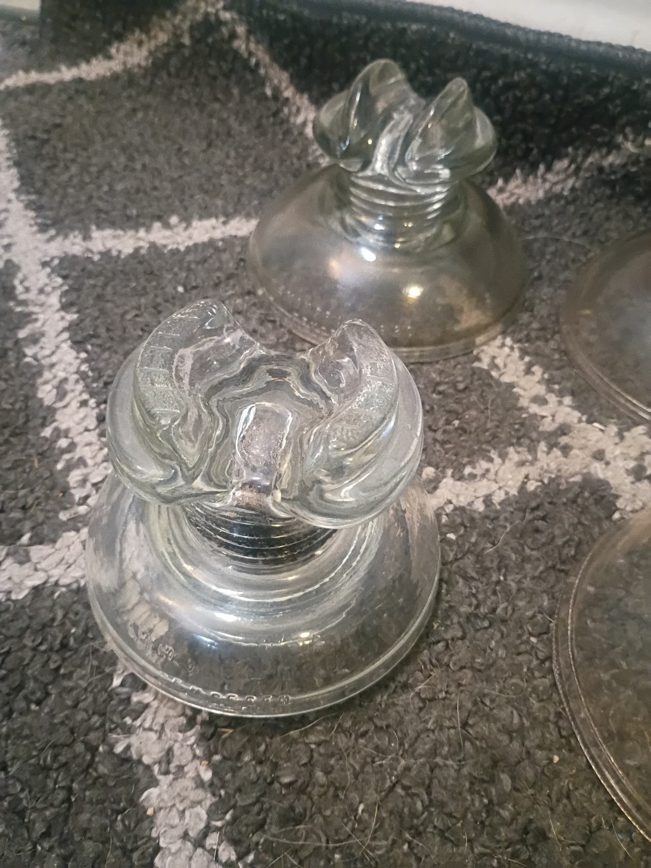 4 Glass Power Line Insulators