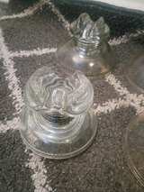 4 Glass Power Line Insulators - Image 1
