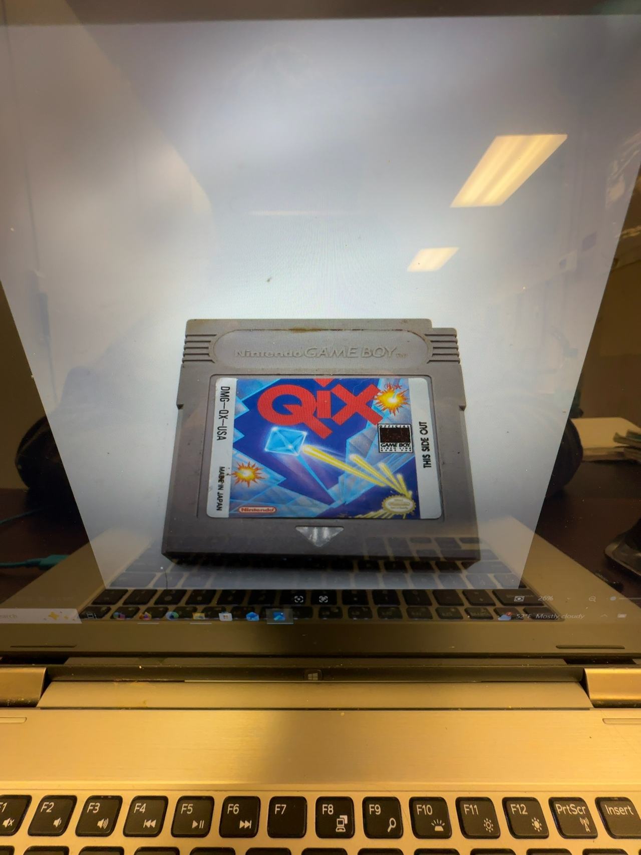 Nintendo Game Boy Qix Cartridge