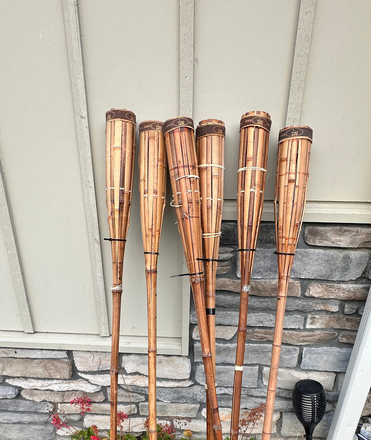 Vintage TIKI Brand Classic Bamboo Torches