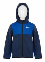 Nike Dri-Fit Kids Blue Hooded Jacket - Image 1