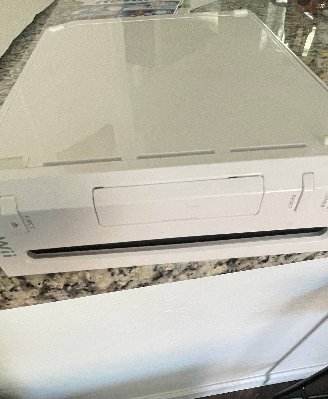 Nintendo Wii Console, game pieces, with Games and DDR Mat