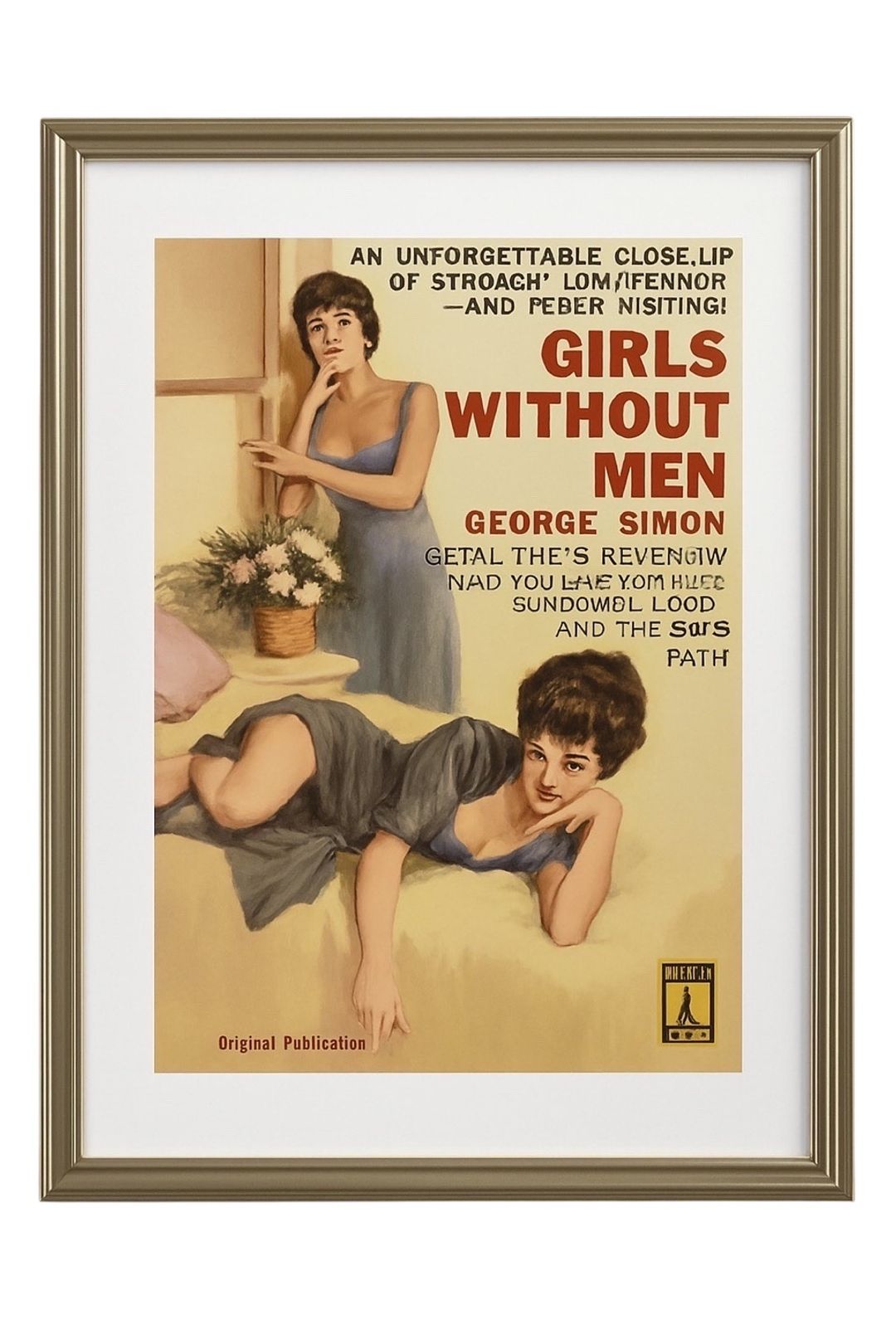 Girls Without Men Framed Art Print