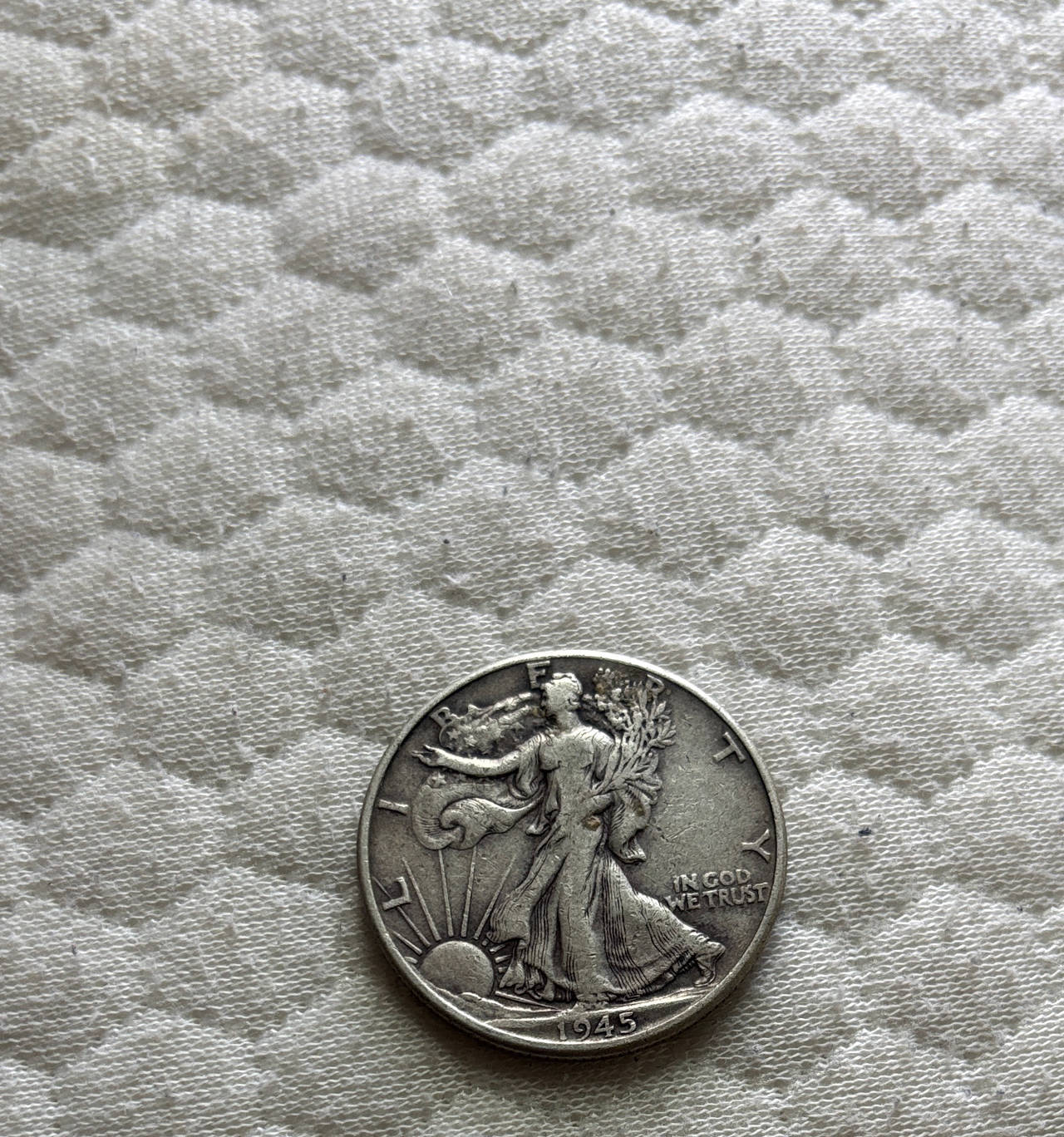 1945 Walking Liberty Half Dollar