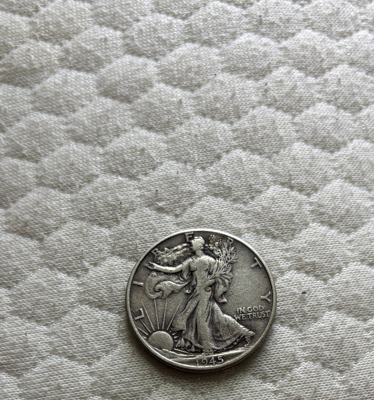 1945 Walking Liberty Half Dollar