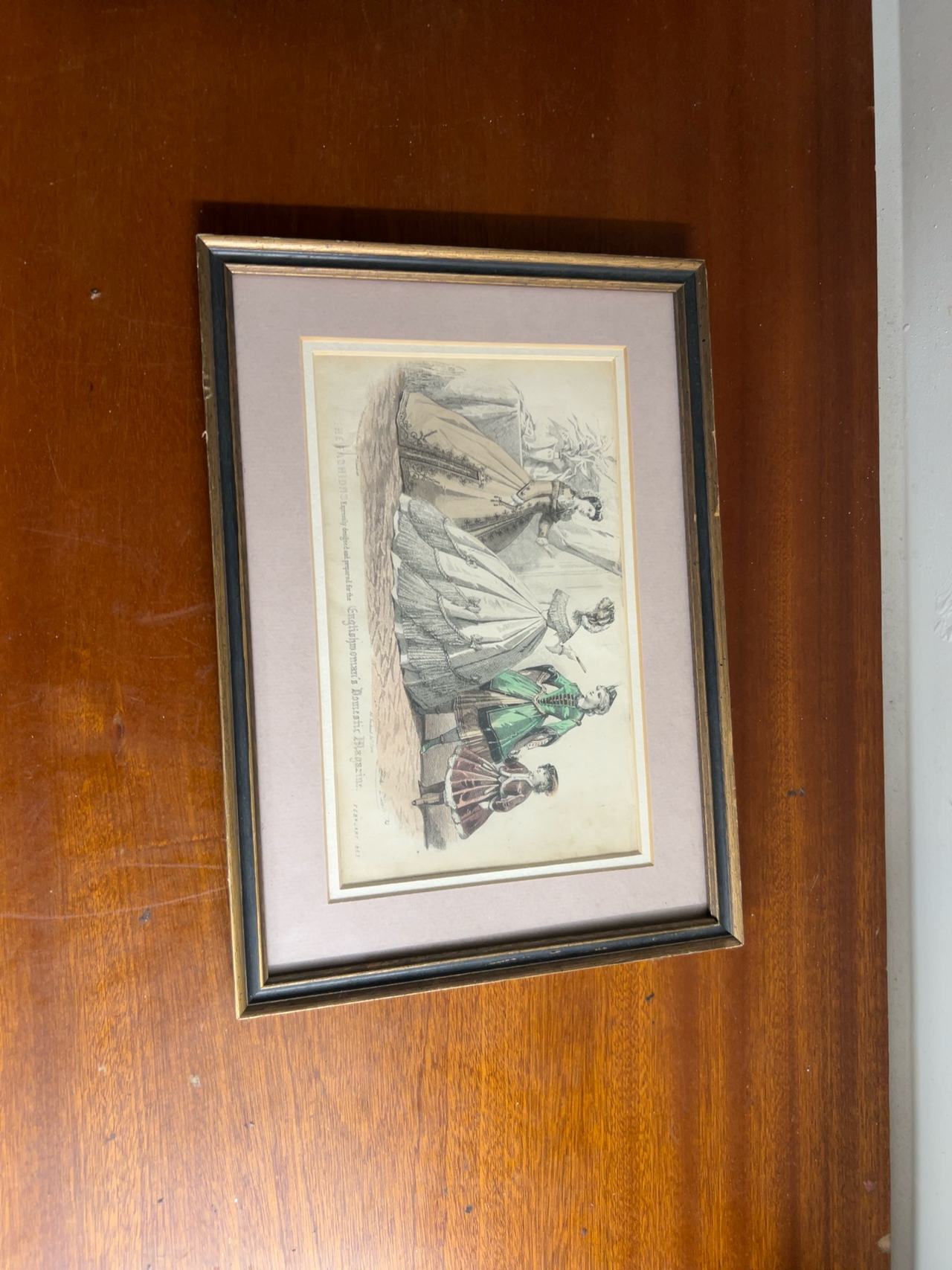 La Mode Illustrée 19th Century French Fashion Print (Framed)
