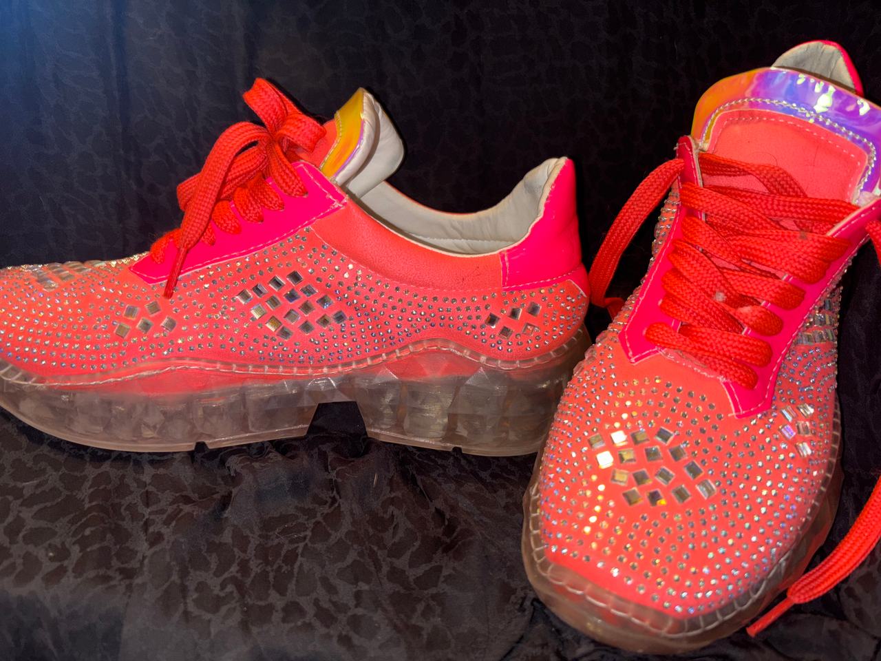 Cape Robbin Radioactive-1 Rhinestone Sneakers