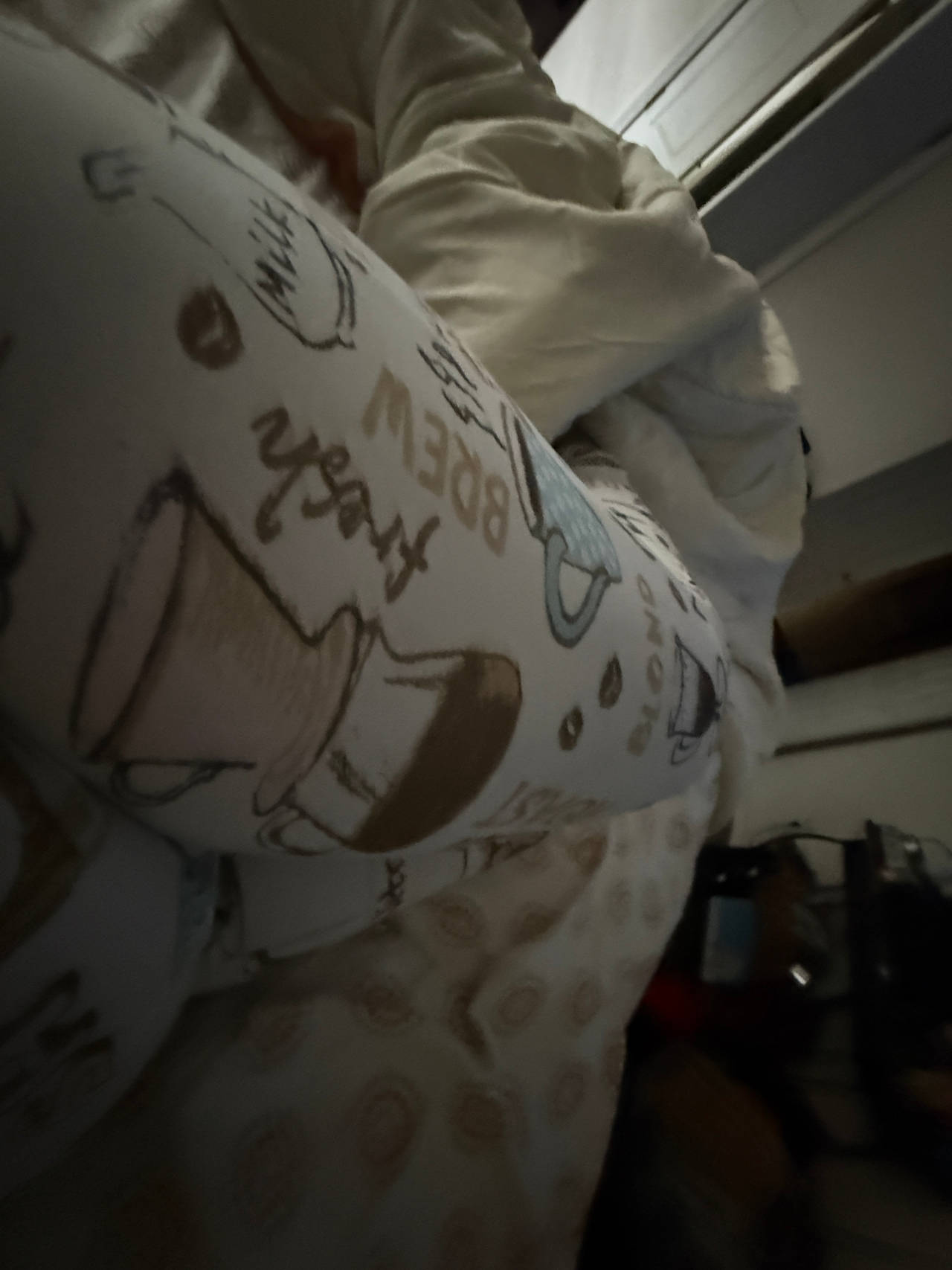 Coffee Print Pajama Pants