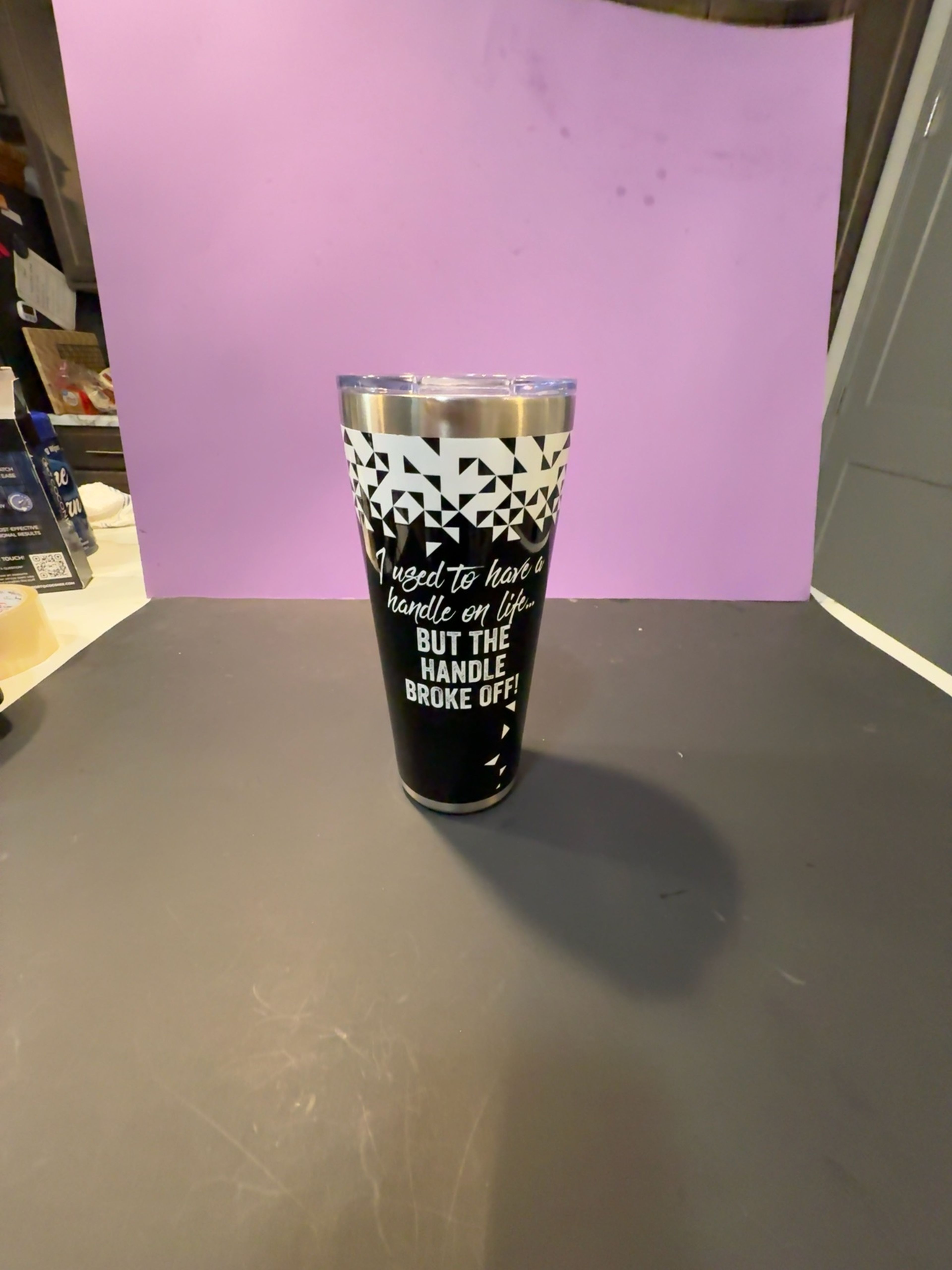 Generic 20oz Vacuum Insulated Stainless Steel Tumbler Black