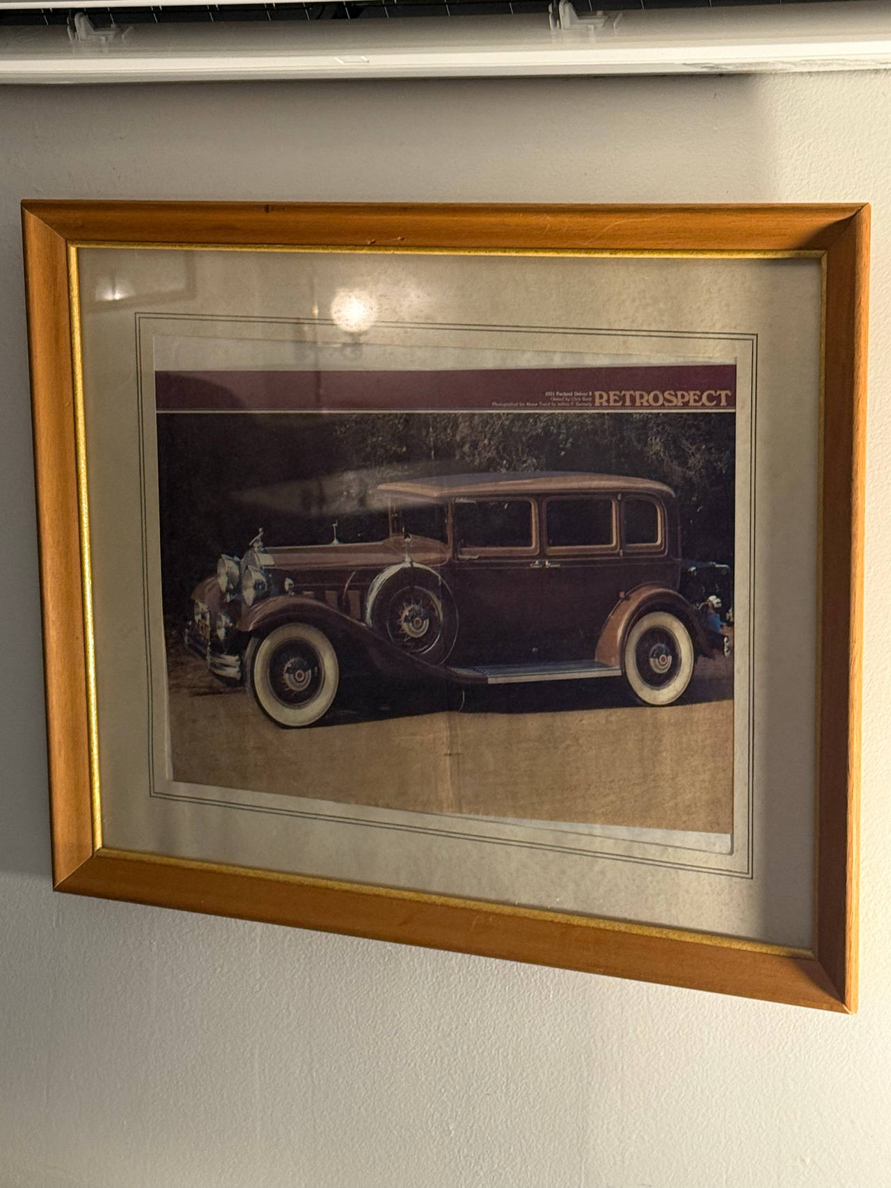 Retrospect 1931 Packard Series 8 Framed Print