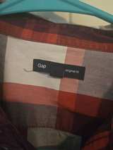 Gap Men's Plaid Long Sleeve Button Down Shirt - Image 3