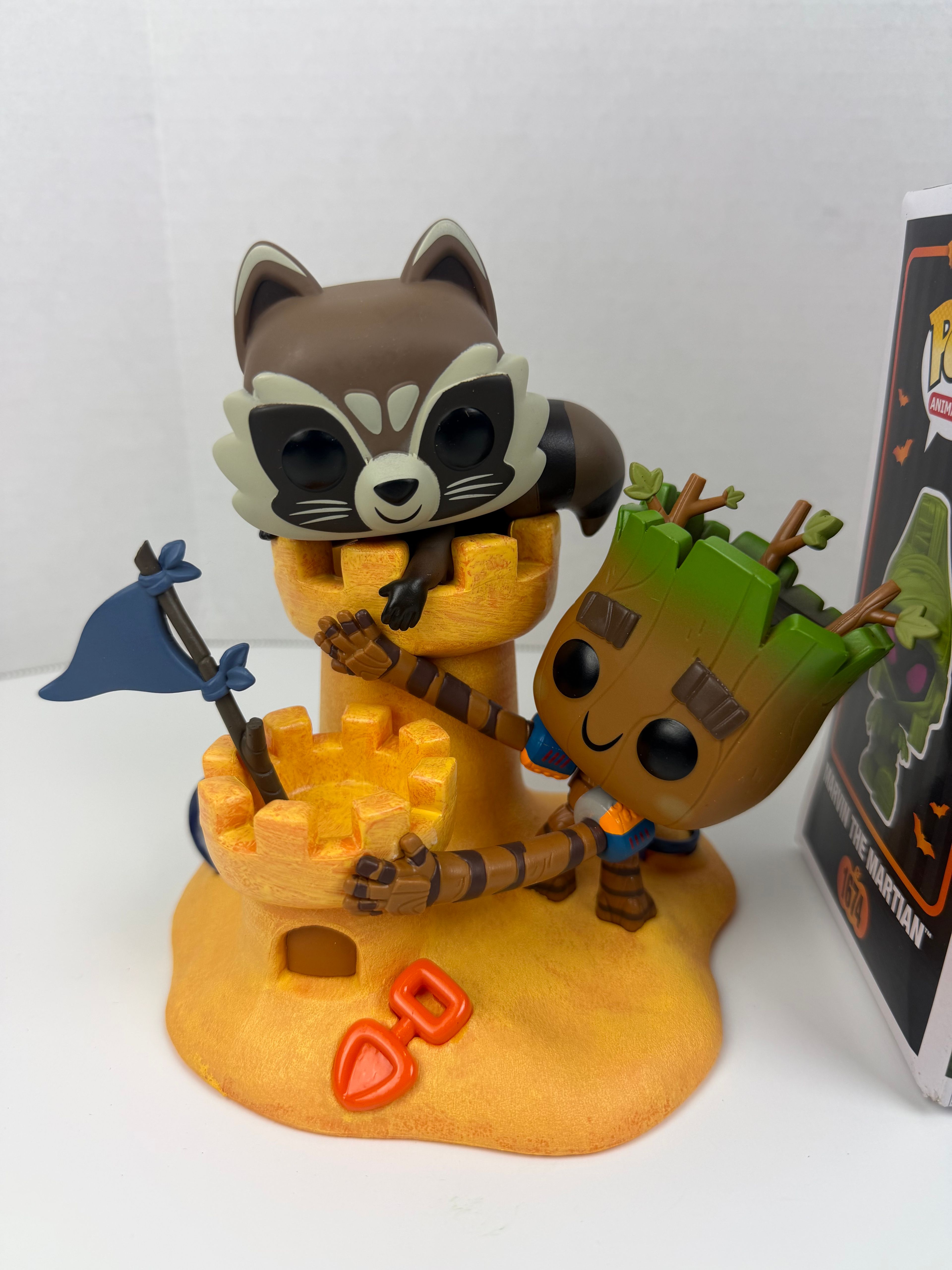 Funko Pop Dom Loki Marvin The Martian Rocket & Groot - Image 6