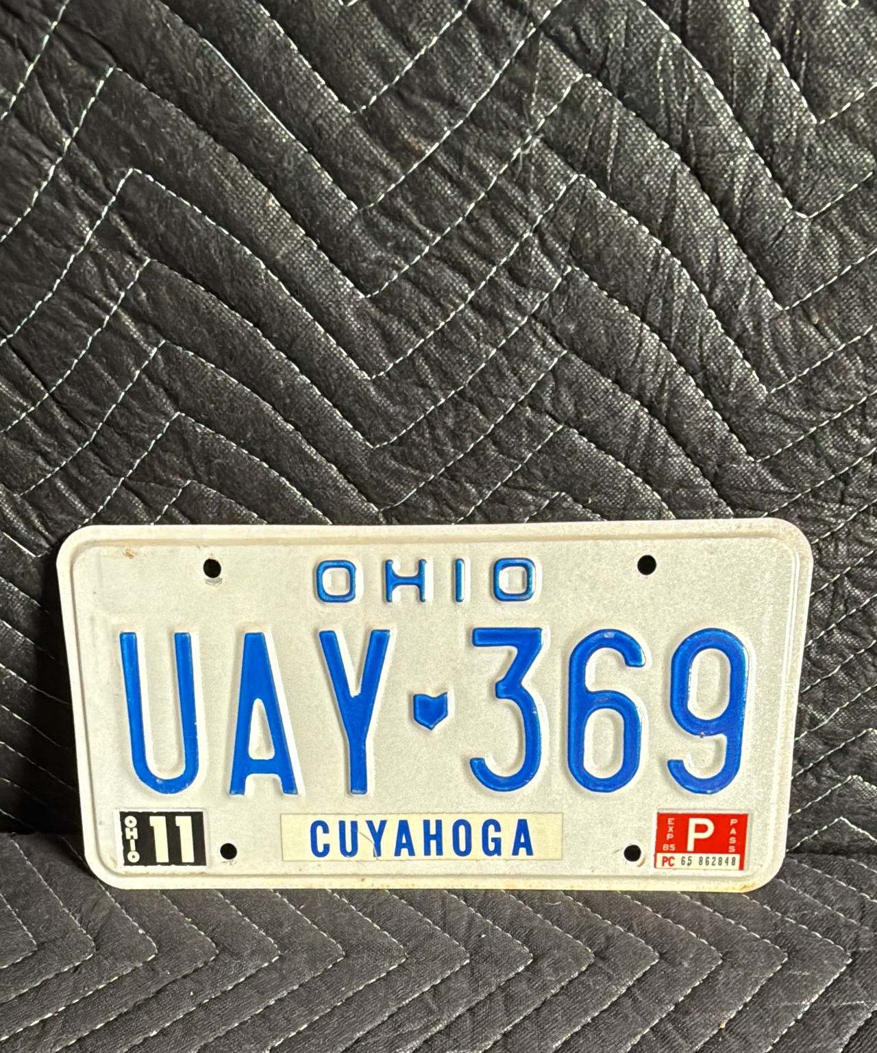 Ohio License Plate (Cuyahoga County)