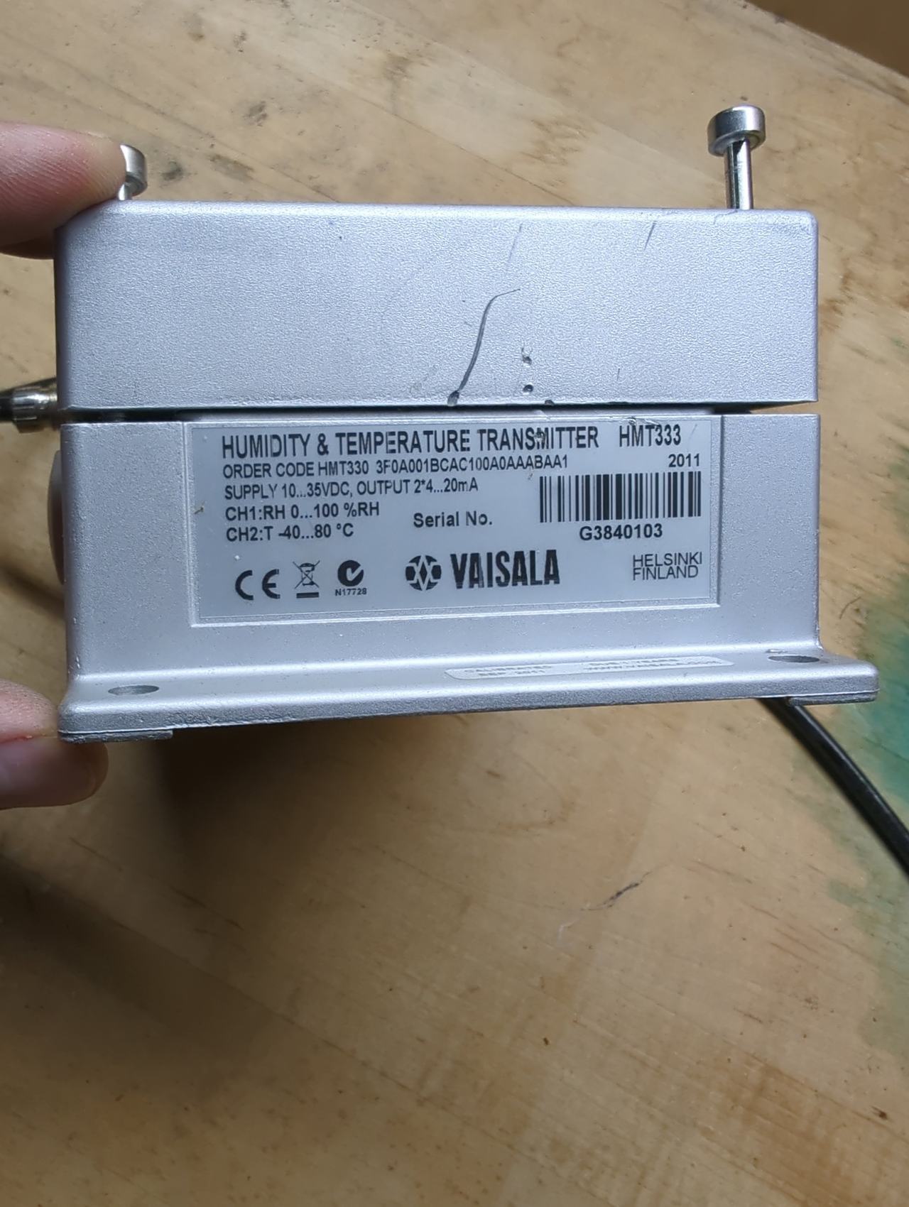 Vaisala HMT333 Humidity and Temperature Transmitter