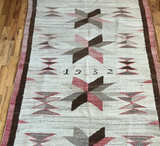 Vintage 1932 Hand-Woven Navajo Style Rug - Image 1