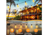 Outdoor String Led Patio Lights - 150Ft 45M Outside Waterproof Light With Remote - Image 5