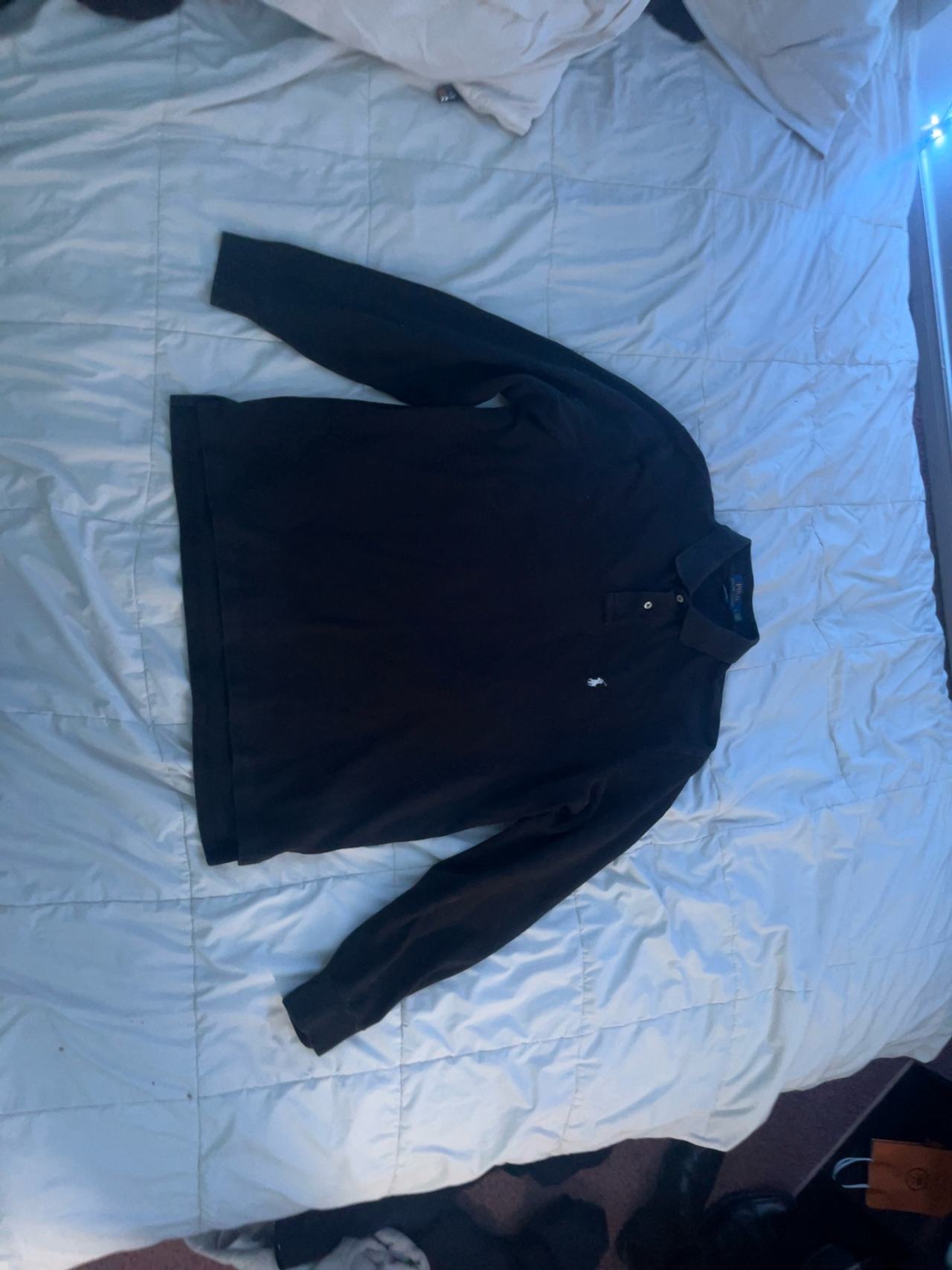 Hugo Boss Black Long Sleeve Polo Shirt